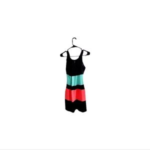 Sleeve maxi multi colored dress